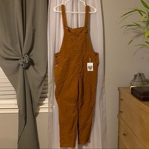 F21 Corduroy Overalls